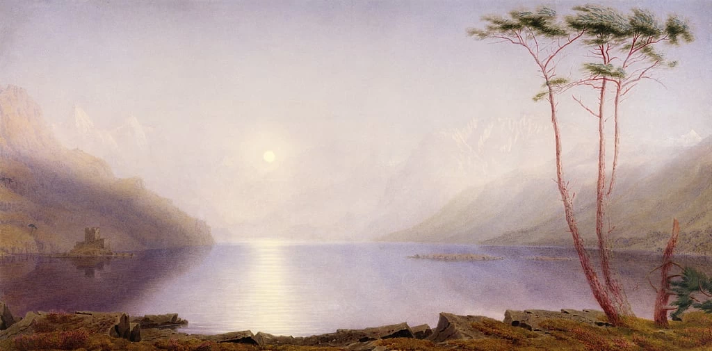 Loch Duich, chiaro di luna d'estate